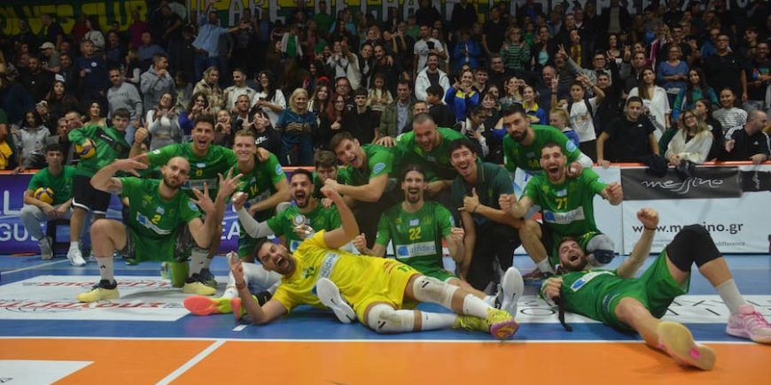 Στιγμιότυπο από τον αγώνα Α.Ο. Καλαμάτα 1980 Affidea - Ολυμπιακός Σ.Φ.Π. ΟΝΕΧ: 3-2 (16/11/2025)