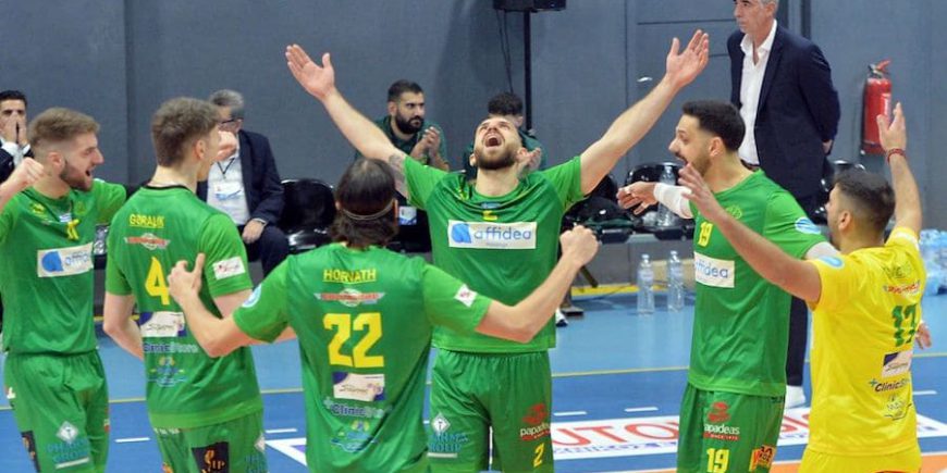 Στιγμιότυπο από τον αγώνα Α.Ο. Καλαμάτα 1980 Affidea - Α.Ο. Φοίνικας Σύρου: 3-0 (29/11/2025)