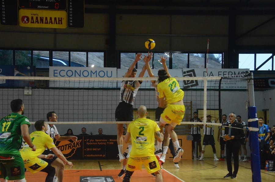 Στιγμιότυπο από τον αγώνα Ο.Φ.Η. - Α.Ο. Καλαμάτα 1980 Affidea: 3-0 (08/11/2025)