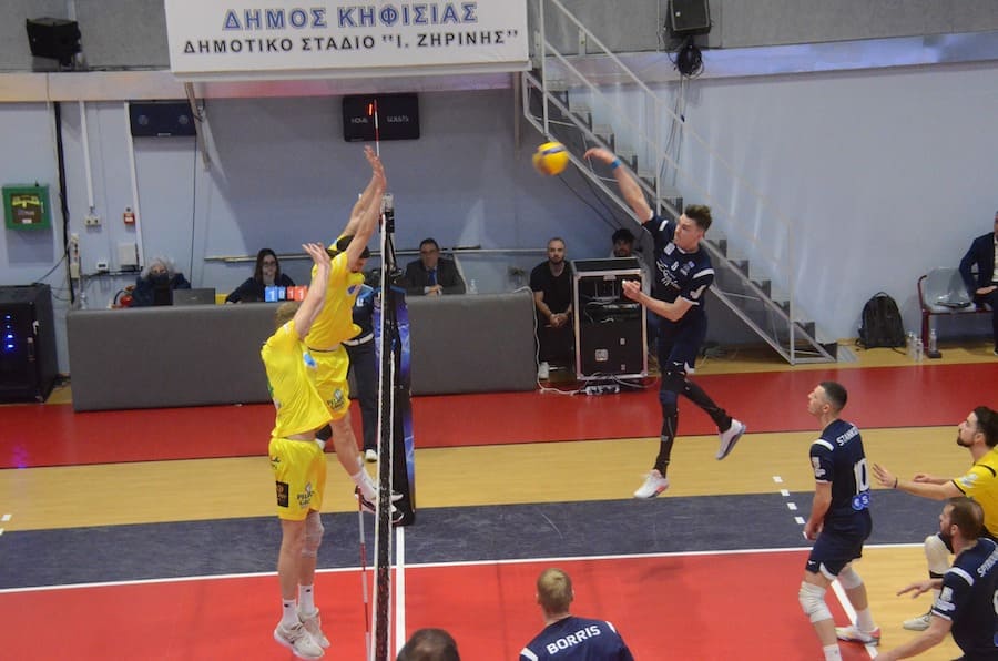 Στιγμιότυπο από τον αγώνα Α.Ο.Π. Κηφισιάς – Α.Ο. Καλαμάτα 80 Affidea: 3-0 (01/03/2026)