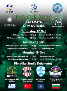 Η αφίσα του Βαλκανικού Κυπέλλου BVA Cup
