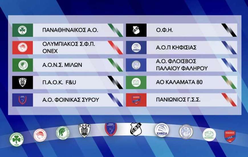 Πρόγραμμα Volley League 2025-2026